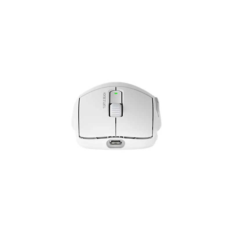 Turtle Beach Burst II Air White – 2,4 GHz belaidė žaidimų pelė: 47 g itin lengvas svoris, optiniai jungikliai, 26K DPI optinis jutiklis, Bluetooth, 120 h baterija