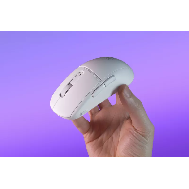 Turtle Beach Burst II Air White – 2,4 GHz belaidė žaidimų pelė: 47 g itin lengvas svoris, optiniai jungikliai, 26K DPI optinis jutiklis, Bluetooth, 120 h baterija