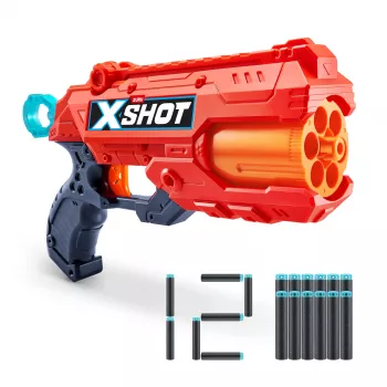 Žaislinis šaudyklė ZURU XSHOT Excel Reflex 6 Blaster 12 strėlių įvairiaspalvis