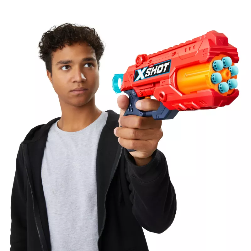 Žaislinis šaudyklė ZURU XSHOT Excel Reflex 6 Blaster 12 strėlių įvairiaspalvis