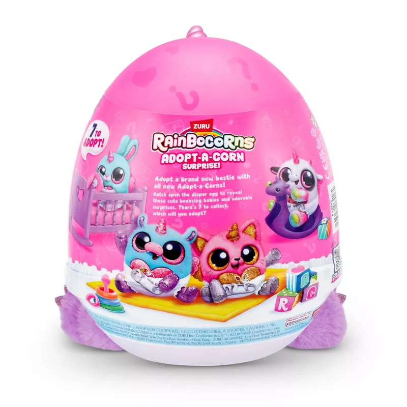 Žaislinė figūrėlė Zuru Rainbowcorns Adopt-A-Corn Surprise – asortimentinė kolekcinė mini figūrėlė (asortimentas)