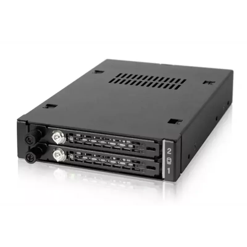 Dviejų diskų dėklas Icy Dock MB492SKL-B 2.5 inch SATA/SAS 6Gbps