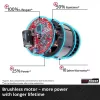 Stumiama vejapjovė Einhell GP-CM 36/47 S Li BL 47 cm 700 m²