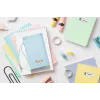 Peach PE110 mėlynas etikečių spausdintuvas, tiesioginė terminė spauda, Bluetooth, integruota baterija