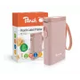 Etikečių spausdintuvas Peach PE110, tiesioginis terminis, 203 x 203 DPI, 60 mm/s, belaidis Bluetooth, rožinis