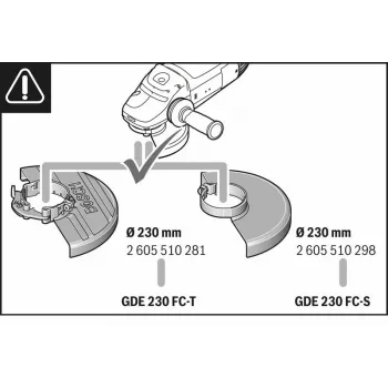 Dulkių nusiurbimo sistema Bosch GDE 230 FC-S Professional