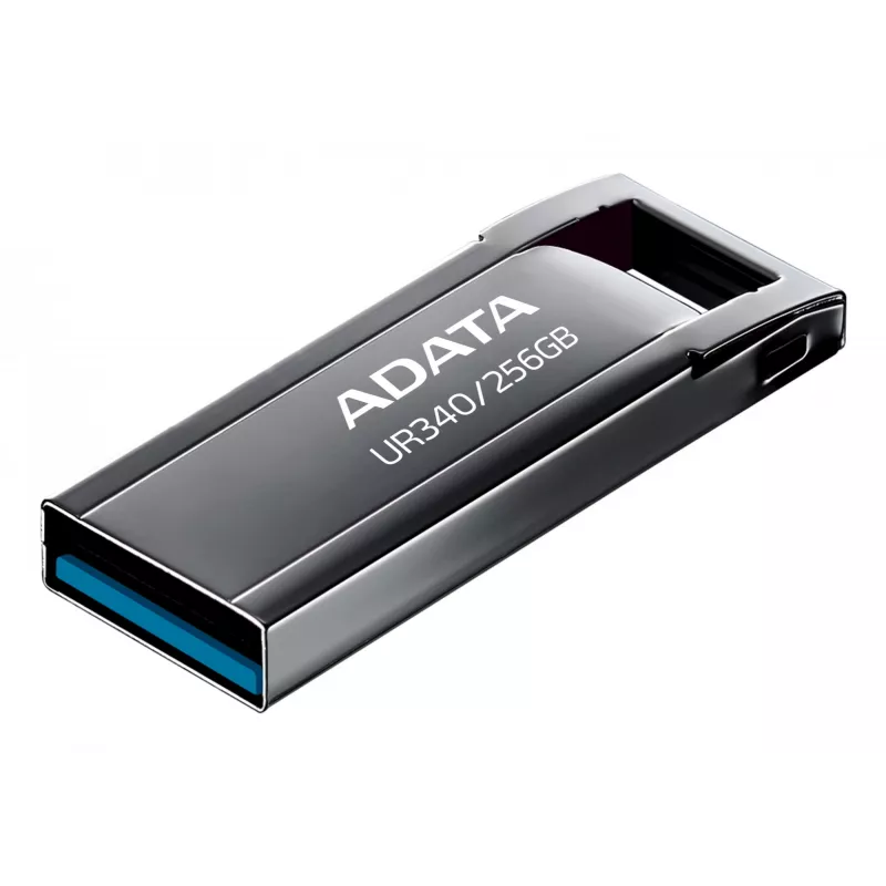 ADATA UR340 USB atmintinė 256 GB USB Type-A 3.2 Gen 1, skaitymo sparta iki 100 MB/s, juoda