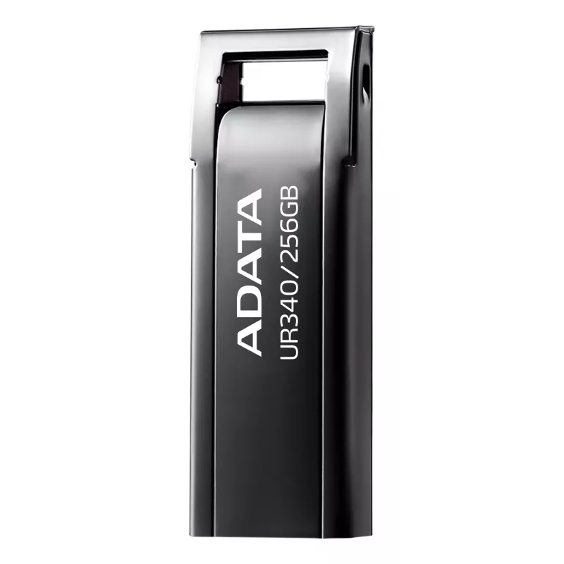 ADATA UR340 USB atmintinė 256 GB USB Type-A 3.2 Gen 1, skaitymo sparta iki 100 MB/s, juoda