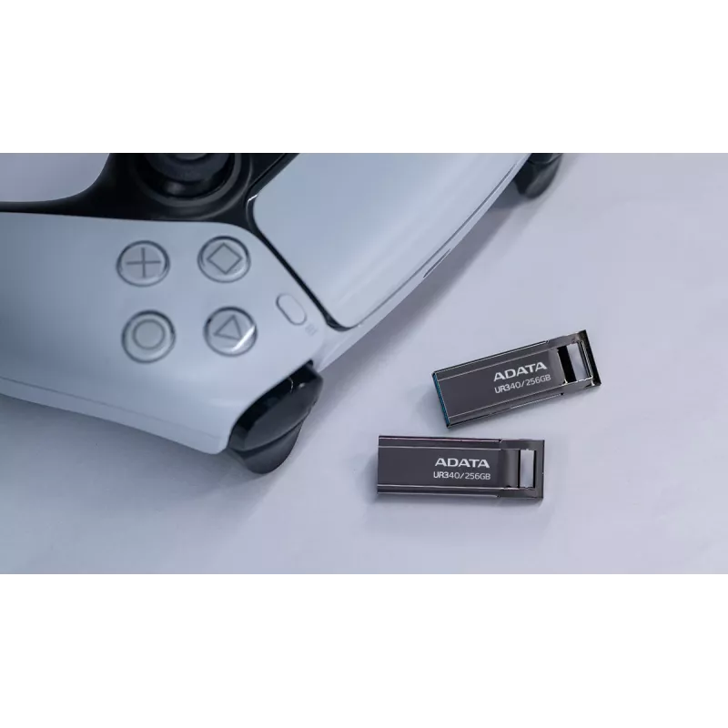 ADATA UR340 USB atmintinė 256 GB USB Type-A 3.2 Gen 1, skaitymo sparta iki 100 MB/s, juoda