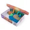 Kinetic Sand Project Planet Turtle Beach 14oz žaidimo smėlis, įrankiai ir formelės, tvarūs sensoriniai žaislai vaikams