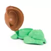 Kinetic Sand Project Planet Turtle Beach 14oz žaidimo smėlis, įrankiai ir formelės, tvarūs sensoriniai žaislai vaikams