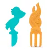Kinetic Sand Project Planet Turtle Beach 14oz žaidimo smėlis, įrankiai ir formelės, tvarūs sensoriniai žaislai vaikams