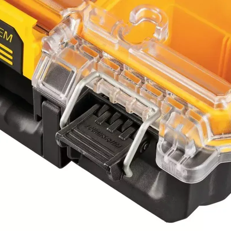 Dėžė įrankiams DeWALT ToughSystem 2.0 Juoda Peršviečiama Geltona 6 Kišenės