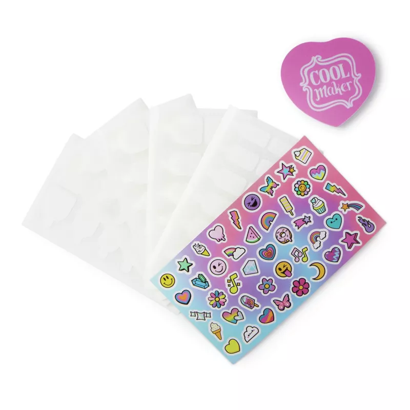 Cool Maker Mix & Mani folijinių nagų rinkinys su 6 lakštais ir lipdukais 5 „pasidaryk pats“ manikiūrams (pakuotė gali skirtis), meno ir rankdarbių žaislai vaikams nuo 7 metų