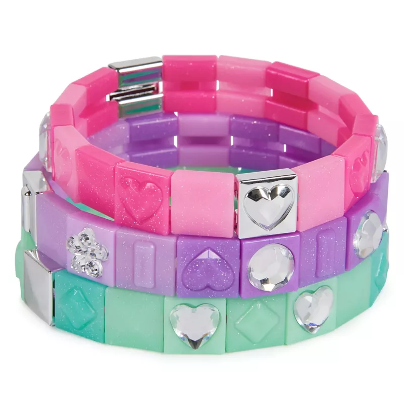 Cool Maker PopStyle papildymo rinkinys apyrankėms, daugiau nei 50 karoliukų, 3 apyrankės