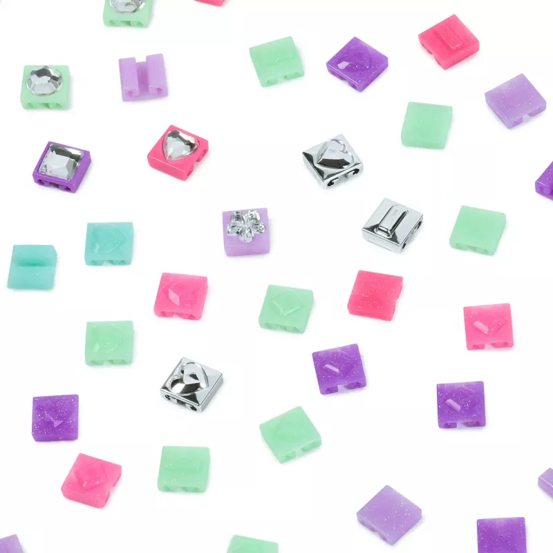 Cool Maker PopStyle papildymo rinkinys apyrankėms, daugiau nei 50 karoliukų, 3 apyrankės