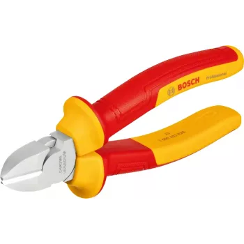 Įstrižiniai šoniniai pjovikliai Bosch Professional 160 mm VDE izoliuotos rankenos raudona/geltona