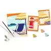 Ravensburger Piešimo rinkinys CreArt galerijos sieninis rinkinys „Prie paplūdimio“ 23901 – tapybos rinkinys su rėmo plokštėmis