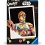 Piešimo rinkinys Ravensburger CreArt Star Wars C-3PO – drobės piešimo rinkinys figūrėlės kūrimui