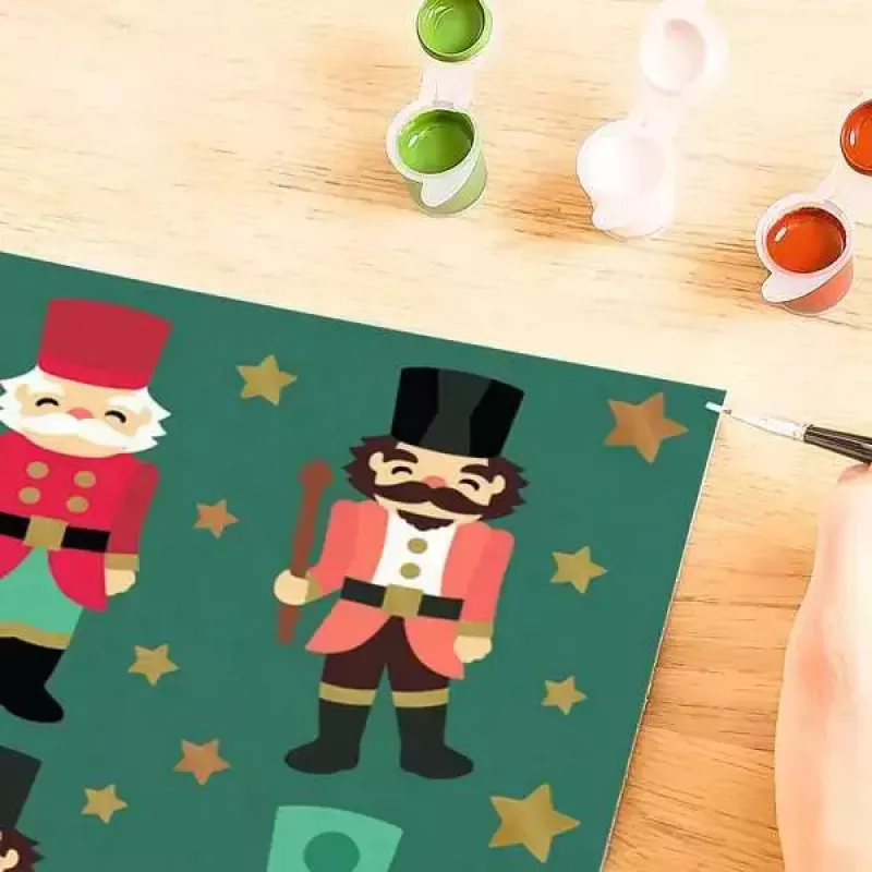 Spalvinimo knygelė Ravensburger CreArt Kalėdinis riešutų krepšelis 23893