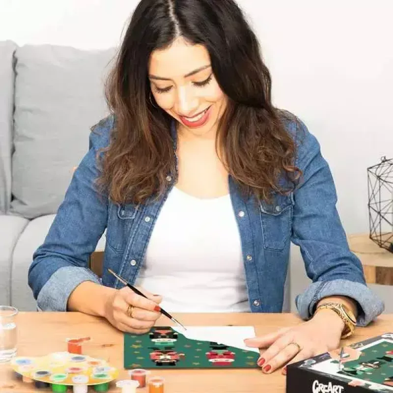 Spalvinimo knygelė Ravensburger CreArt Kalėdinis riešutų krepšelis 23893