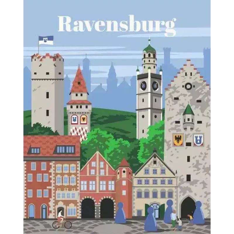 Spalvinimo rinkinys Ravensburger CreArt – Spalvingas Ravensburgas (Ravensburger)