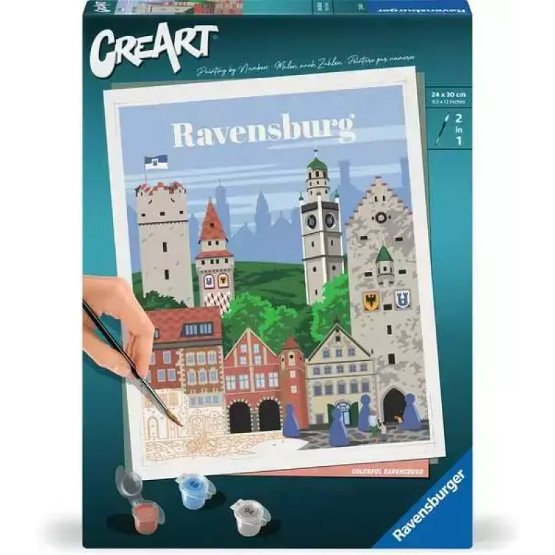 Spalvinimo rinkinys Ravensburger CreArt – Spalvingas Ravensburgas (Ravensburger)