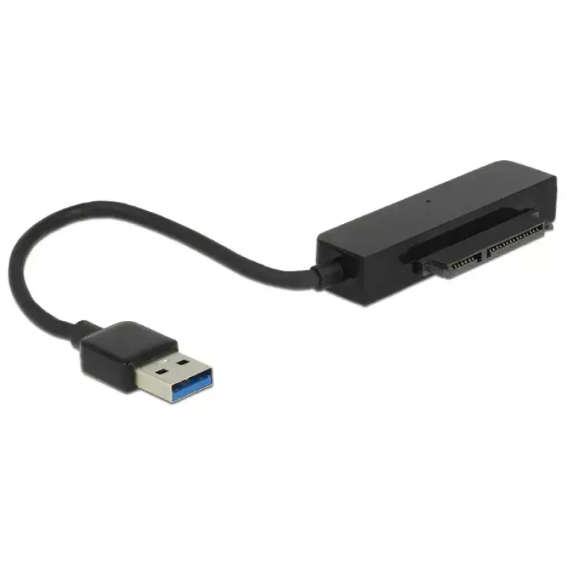 DeLOCK 62742 sąsajos adapteris (USB Type-A → 22 kontaktų SATA, JMS567, 6 Gbit/s)