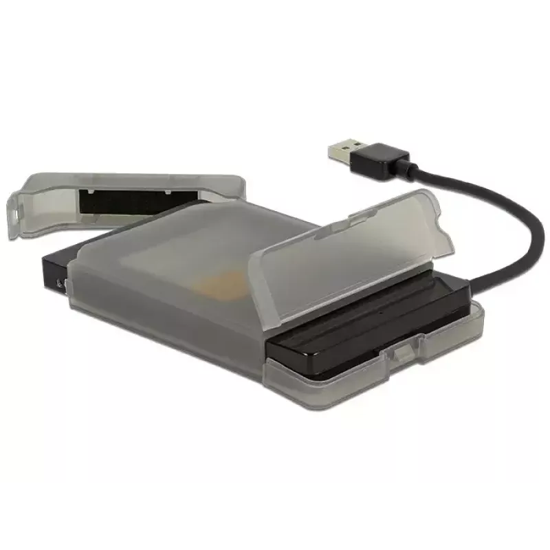 DeLOCK 62742 sąsajos adapteris (USB Type-A → 22 kontaktų SATA, JMS567, 6 Gbit/s)