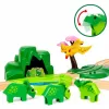Geležinkelio rinkinys Ravensburger Dinozaurų deluxe rinkinys BRIO World 63610400 su interaktyviomis funkcijomis