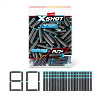 XSHOT Excel Darts papildymo pakuotė (80 strėlių) ZURU