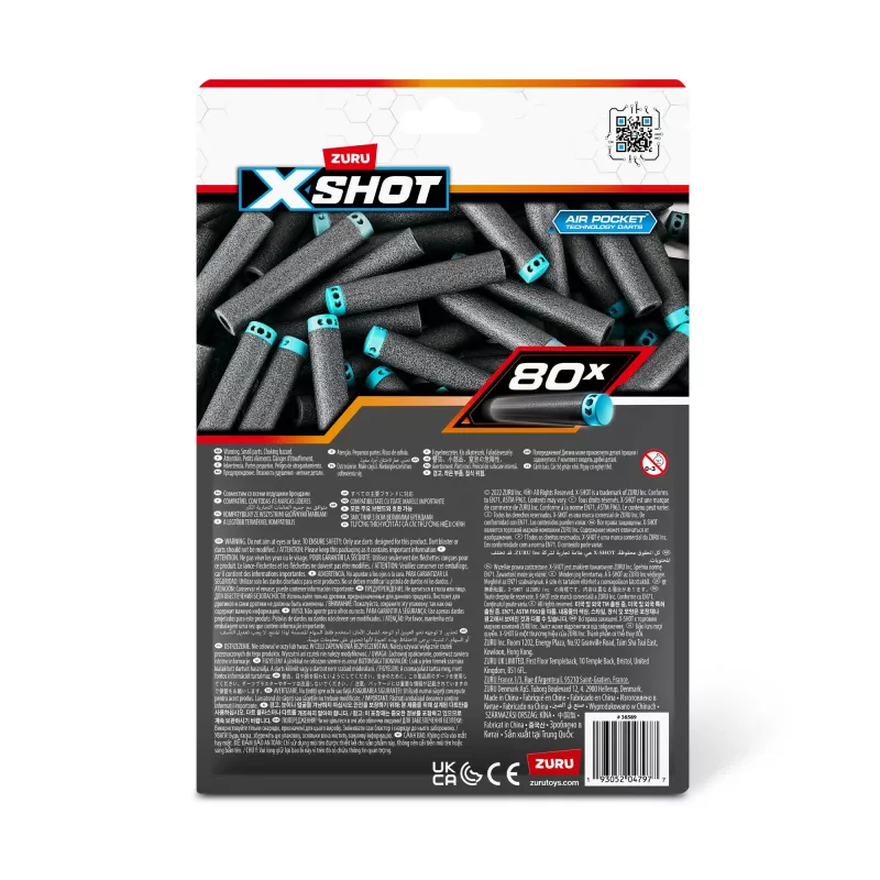 XSHOT Excel Darts papildymo pakuotė (80 strėlių) ZURU