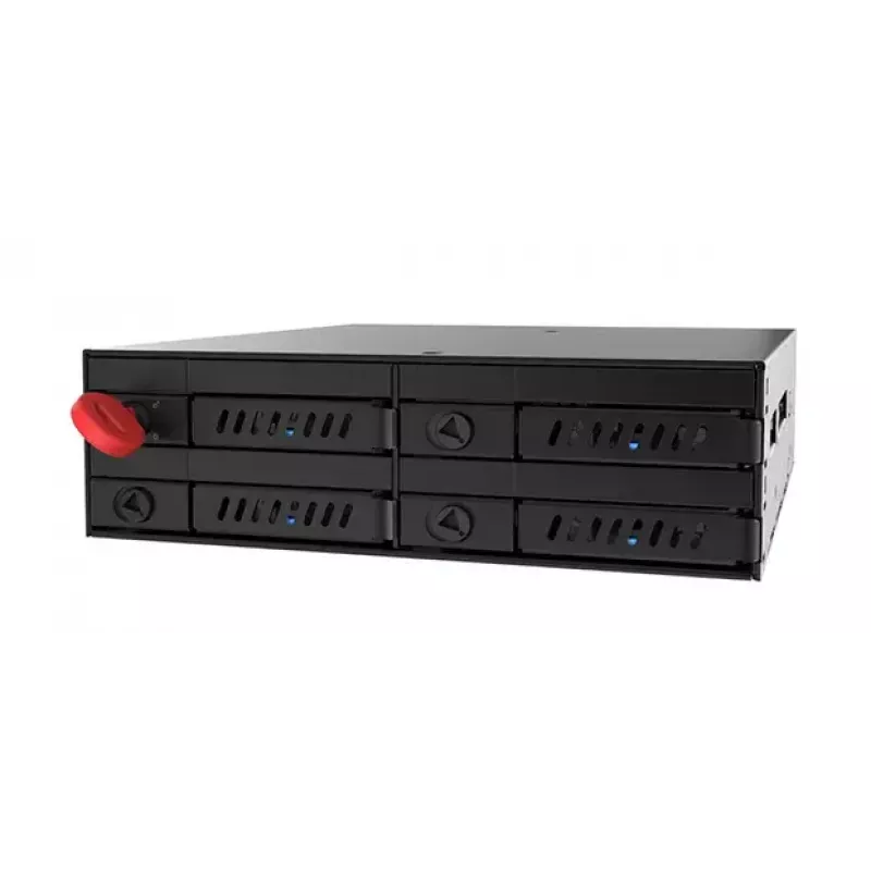 Chieftec CMR-425 5.25 inch keitiklio skydelis 4x 2.5 inch SATA diskams, juodas