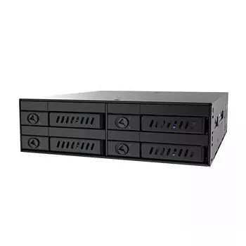Chieftec CMR-425 5.25 inch keitiklio skydelis 4x 2.5 inch SATA diskams, juodas