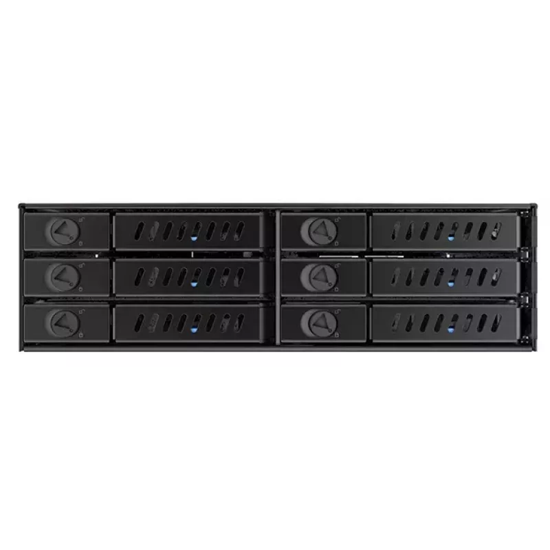 Chieftec CMR-625 6x2.5 inch SATA kietųjų diskų bloko modulis, juodas