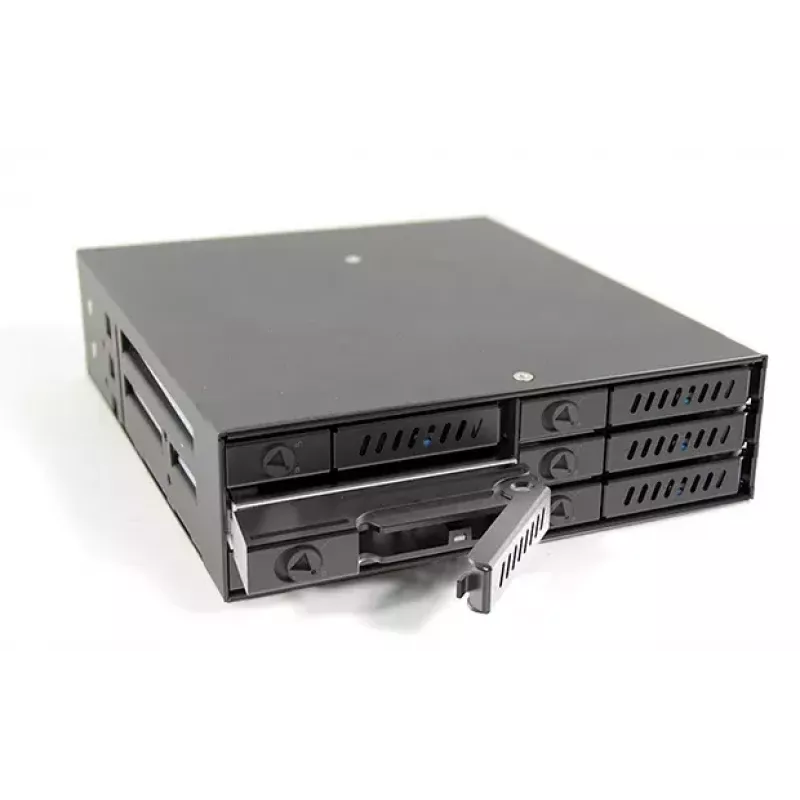 Chieftec CMR-625 6x2.5 inch SATA kietųjų diskų bloko modulis, juodas