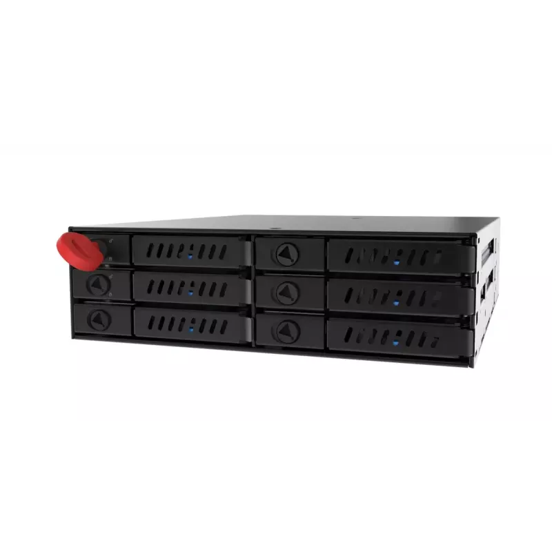 Chieftec CMR-625 6x2.5 inch SATA kietųjų diskų bloko modulis, juodas