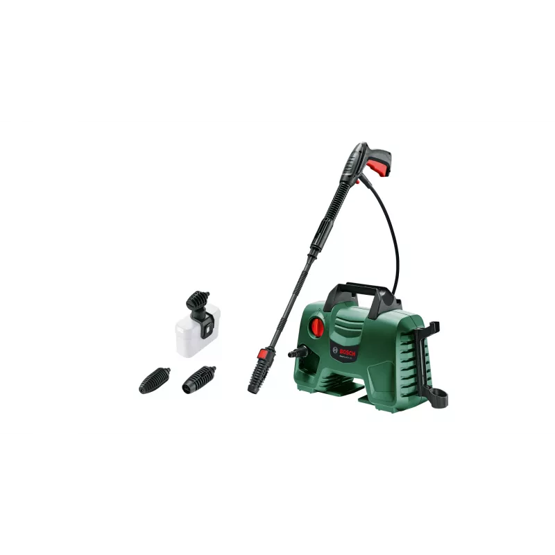 Bosch EasyAquatak 120 elektrinis aukšto slėgio ploviklis, kompaktiškas, 348 l/h, 1500 W, juodos ir žalios spalvos