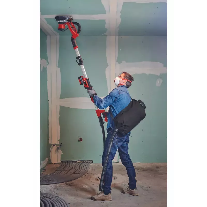 Šlifuoklis gipskartoniui Sander Einhell TE-DW 18/225 Li - Solo juodas raudonas