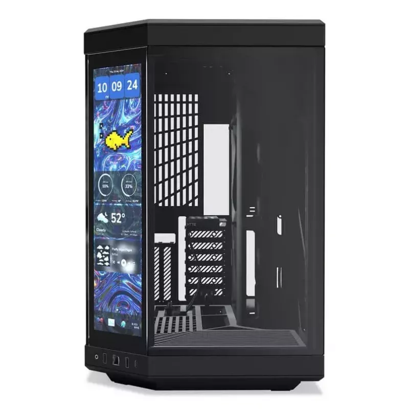 Korpusas HYTE Y70 Touch Infinite Midi Tower juodas