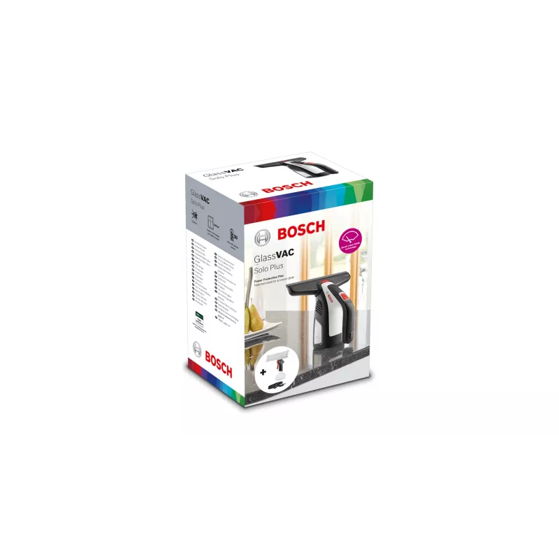 Bosch GlassVAC Solo Plus elektrinis langų valytuvas 0,1 L juoda, balta