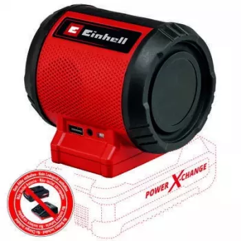 Nešiojamas garsiakalbis Einhell TC-SR 18 Li BT - Solo, juodas/raudonas