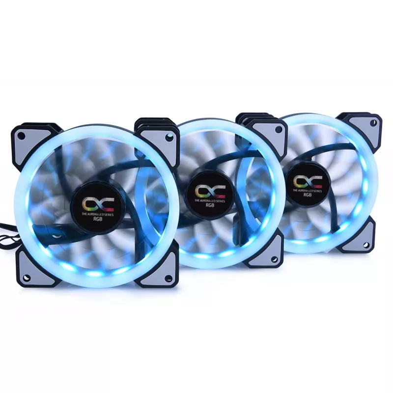 Ventiliatorius Alphacool Eiszyklon Aurora LUX Digital RGB 12 cm Skaidrus