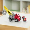 Rubble & Crew „Charger“ krano griebtuvas – žaislinis sunkvežimis su judančiomis dalimis ir kolekcine figūrėle, vaikams nuo 3 metų