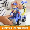 Spinmaster Rubble & Crew Mix’s betono maišyklės žaislinis sunkvežimis su figūrėle ir judančiais statybiniais elementais, vaikams nuo 3 metų