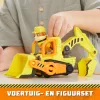 Buldozeris Rubble's Bulldozer Spinmaster – plastikinis, 3+ amžiui, juoda/oranžinė/geltona