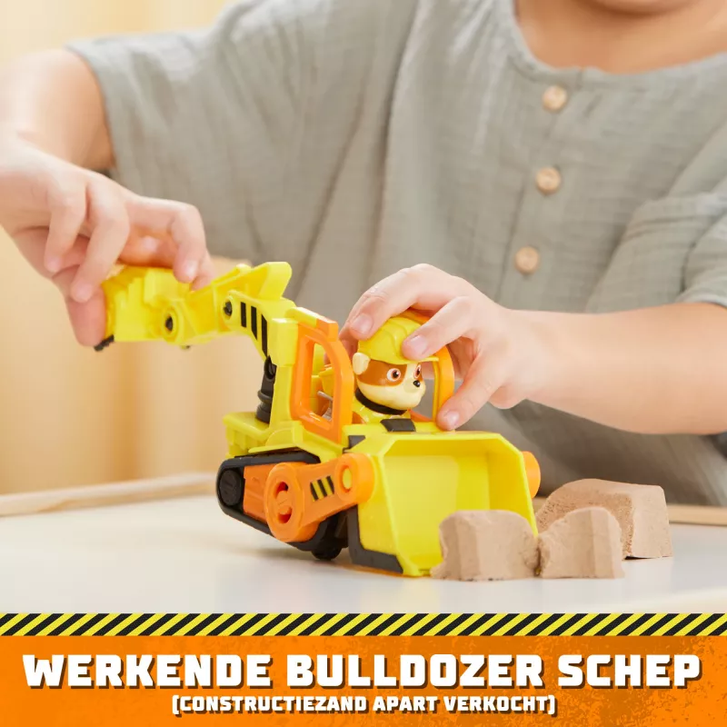 Buldozeris Rubble's Bulldozer Spinmaster – plastikinis, 3+ amžiui, juoda/oranžinė/geltona