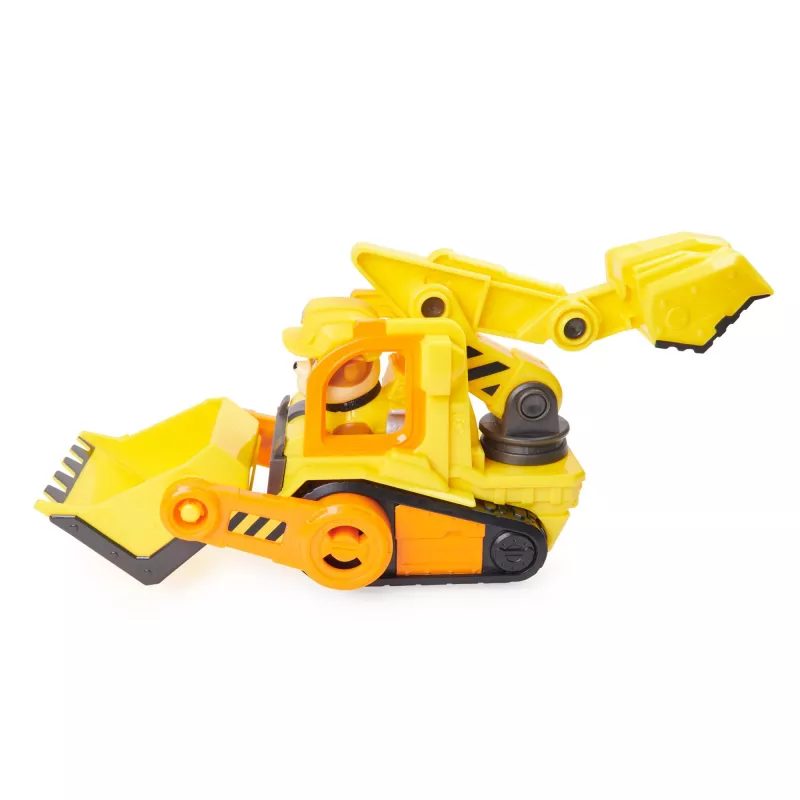 Buldozeris Rubble's Bulldozer Spinmaster – plastikinis, 3+ amžiui, juoda/oranžinė/geltona