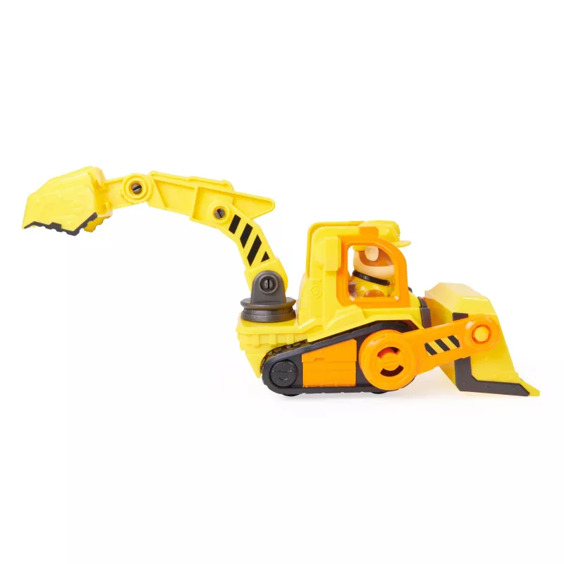 Buldozeris Rubble's Bulldozer Spinmaster – plastikinis, 3+ amžiui, juoda/oranžinė/geltona