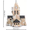 Statybiniai blokeliai Cobi Sainte-Mère-Église bažnyčia 2280 dalių 10 metų